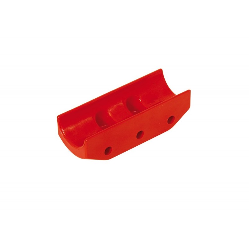 Protezione in nylon per disco freno Ø 206 x 16 mm Rossa