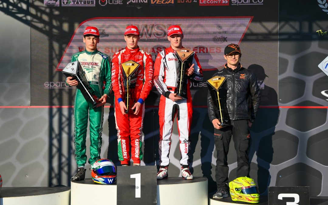 Tony Kart, podio en OK y victoria en Mini U10 en la WSK de Lonato